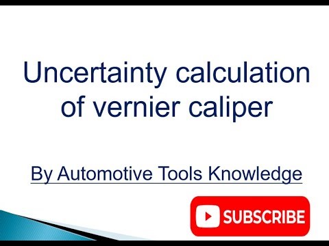 Uncertainty calculation in excel sheet with example