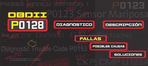 CÓDIGO P0128 (todas las marcas) | Síntomas y Soluciones