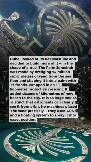 Dubai Built an Island Shaped Like a Palm Tree That Is Visible From Space