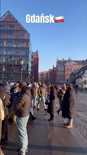 Zimowy Gdańsk🇵🇱❄️#polska #gdansk #zima #winter #citywalk #walkingtour #travel #motlawa #poland