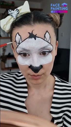 the BEST Zebra face paint Tutorial