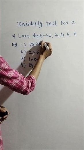 Find Divisibility Test For 2 | #divisibility #aptitude #mathskills
