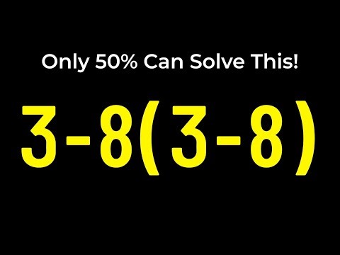 Most People Get This Simple Math Problem Wrong!