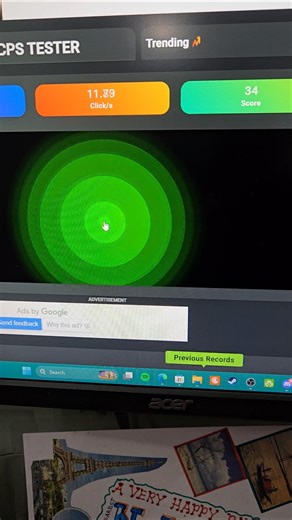 5 seconds CPS Test (updated) #shorts #cpstest #gaming