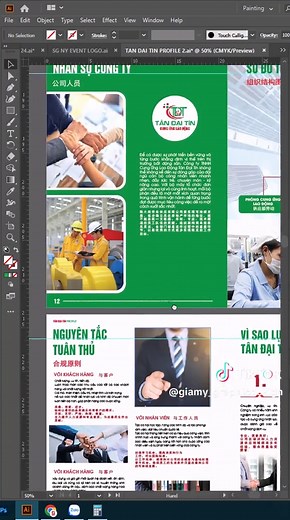 Mẫu thiết kế Profile Hồ Sơ Năng Lực Công ty Cung Ứng Nhân Lực Tân Đại Tín #thietke #graphicdesign #hosonangluc #profile #thietkedep #tuvanthietke #thietkelogo #dohoa