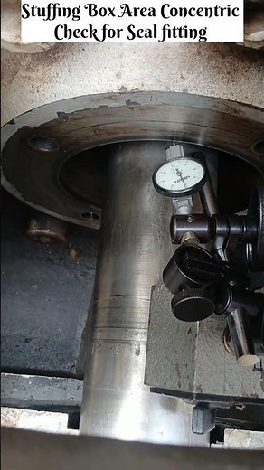 Stuffing Box Area Concentric Check for Seal #pump #mechanicalseal #concentric