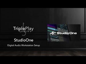 TriplePlay Utility Setup: Studio One