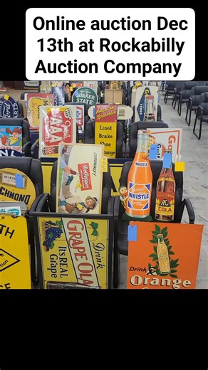 We are reloading for our auction December 13th This is a Virtual online auction. No in house bidding for this auction. We are still adding photos. Please check our website for updates. | Rockabilly Auction Co.
