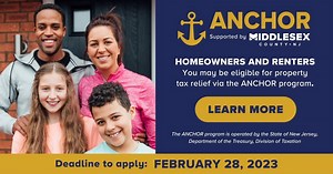 The ANCHOR Program deadline has been extended through Feb. 28, 2023! If you owned or rented a home on Oct. 1, 2019, you may be eligible for up to $1,500 in property tax relief. To see if you qualify, visit: https://bit.ly/3EammZS File now! | Middlesex County NJ Government | Facebook