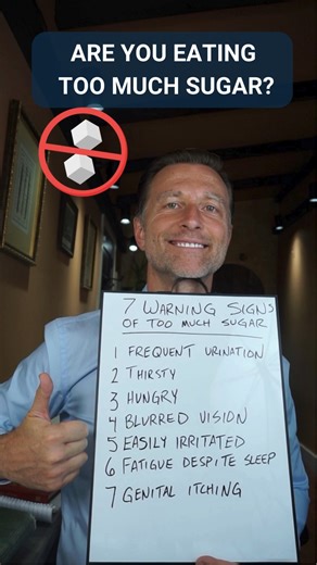 Are you experiencing these symptoms? It might be time to re-evaluate your sugar intake! Interested in learning more? Check out these resources: https://bit.ly/41oIdXv #SugarDetox #DrBerg | Dr. Eric Berg