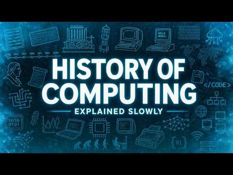 The Entire History Of Computing Explained Slowly (For Sleep)
