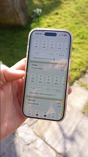 Genaue Wetter App | Anzeige #wetter #apple #iphone