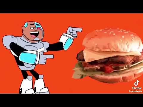 1 hour of the Burger Song that cyborg sings