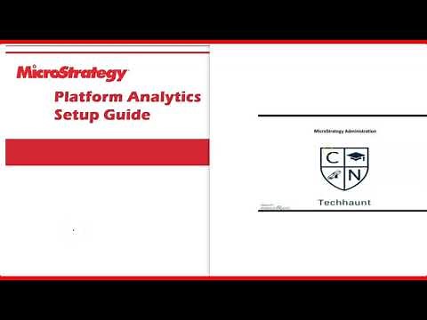 1/2.MicroStrategy Real-time Monitoring: Platform Analytics Installation and Configuration in MSTR