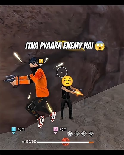 Cute Enemy Alert 😱❤️‍🔥 #shorts #freefireshorts #freefire