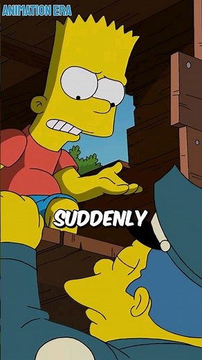 What Happens When Snake & Bart Become Friends? #thesimpsons