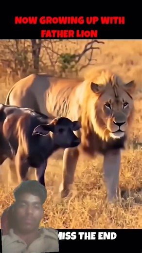 sher gay ke bachade ko apna baccha samajhneLaga #trend #lion #twittertrends #uptrends #trendwatching