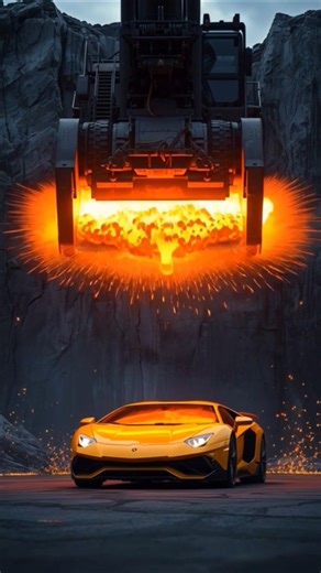 . Supercar vs Molten Lava – The Ultimate Heat Test! ♨️