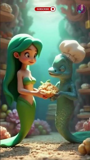 Marina's Adventure in the Coral Reef Market | Cartoon | Animation | Marinas Mermaid