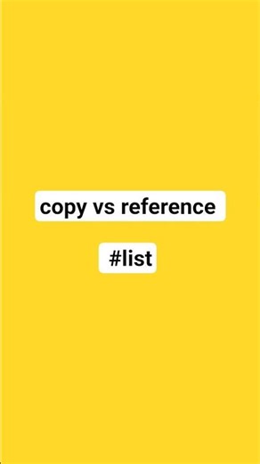 copy vs reference in list #python