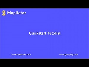 Mapifator - Quickstart Tutorial
