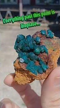 It Was Mistaken For Emeralds - Dioptase #crystals #gems #nature #science #mining #minerals #rocks