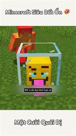 Creepy Smiling Face #shorts #minecraft