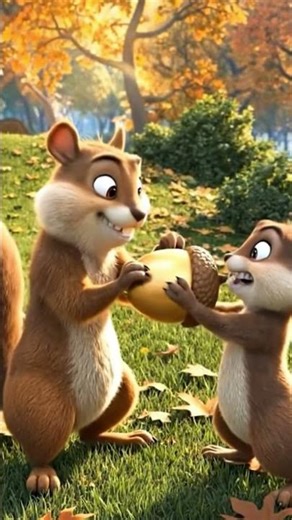 "This squirrel thought it found GOLD… but wait till the end 😂🐿️"
