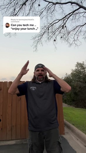 Learn Sign Language: Enjoy Your Lunch Message