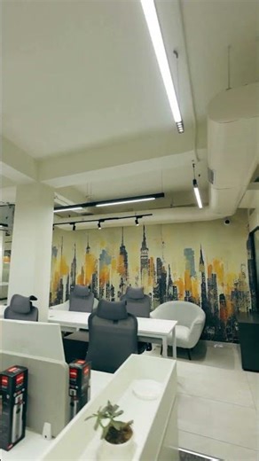 🤩 Recently completed office design project in Ambala #interiordesign #corporatedesign #youtube