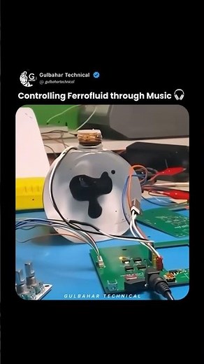 Ferrofluid Controlled by Music — Hypnotic Science 🎶