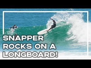 Longboarding At Snapper Rocks 🏄‍♂️ (Longboard Surfing Australia) | Stoked For Travel