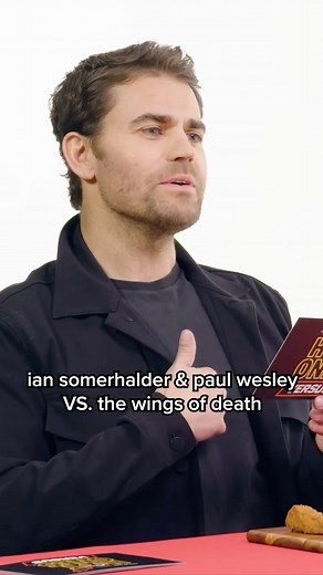 Hot Ones | @paulwesley and @iansomerhalder will either need to be honest or go head-to-head with the Wings of Death 🥵 Will Ian recreate Damon’s... | Instagram