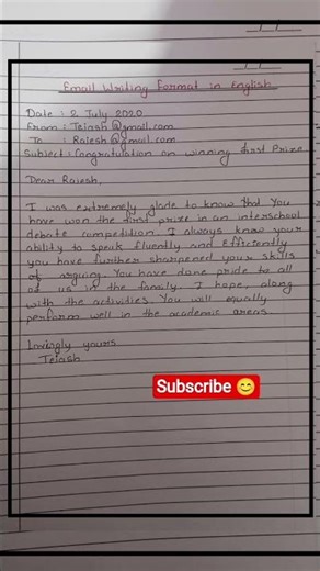 E-mail writing format | how to write email ✉️ #12thclass #email#boardexam ‪@DreamLifeworld‬