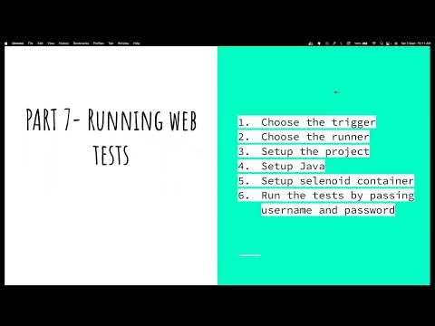 Part 7 | Running web test in Github Actions | Setup Selenoid in Github Actions | Passing secrets |