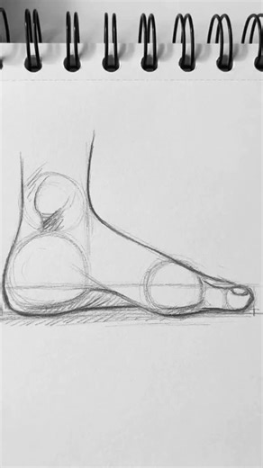 Art of dn on Instagram: "😲 Foot Drawing Made Easy with Just Circles! ✏️👣 : : Just watching? 😲 Hit that Follow too! ✨ Your one support gives huge motivation ❤️✏️🐦 👉 @artofdn_official 🎨🔥 : 🔥 Easy Step-by-Step Foot Sketch 👣 📒 Perfect for beginners ✨ ✏️ Just circles & lines = a perfect drawing 😍 : : : #instadaily #trending #viral #explorepage #reelitfeelit #artoftheday #drawingtutorial #viralshorts #artofdn #artreels #sketchdaily #artwork #drawingskills #artistsoninstagram #artinspiration