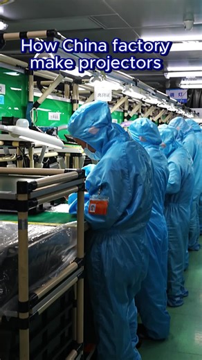 How China factory make projectors?🤩#homeprojector #projector #chinese #fyp