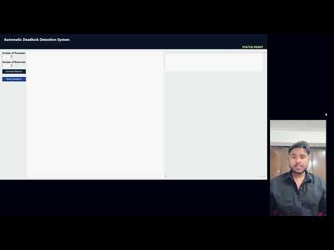 Automatic Deadlock detection project using python | Tkinter | Operating System project…
