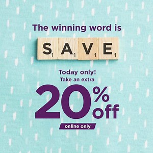 And the winner is….you! Take an extra 20% off your purchase with promo code: SWEET20. | Kohl's