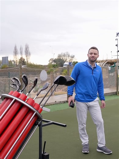 This crazy remote control golf bag LAUNCHES your clubs to you! 😆💥 | Rick Shiels Golf