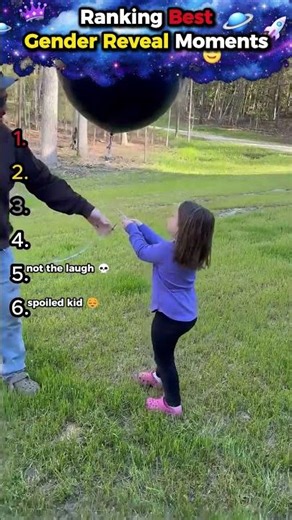 Ranking Best Gender Reveal Moments 👶 #shorts