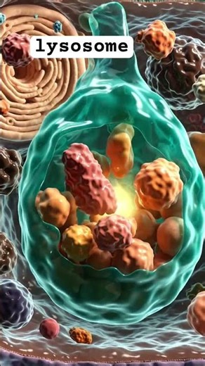 Did you know your cells have their own cleaning system? 🤯#cellbiology
