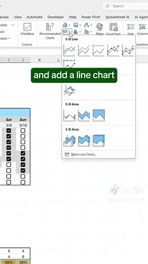 Dynamic Habits Tracker in Excel with Scribe