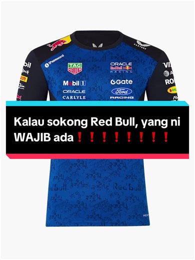 Baju Team Set Up Red Bull Racing 2026