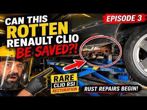 RARE CLIO RSI – MASSIVE RUST REPAIR BEGINS!