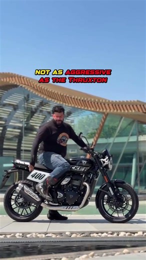 Ergonomics of the Triumph Tracker 400🏍️