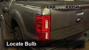 Brake Light Replacement: 2021 Ford Ranger XLT 2.3L 4 Cyl. Turbo Crew Cab Pickup