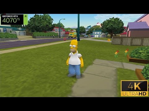 The Simpsons: Hit & Run | 🚗 Classic in 4K | PC Mod Gameplay | Super Smooth & Fun 🍩✨
