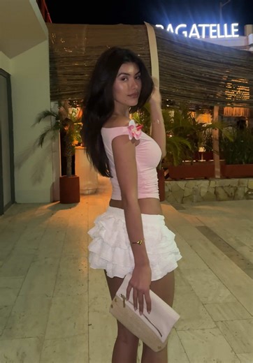 First time at bagatelle in Cabo ✨🌸 #girlsnight #outfitinspo #nightoutoutfit #fitcheck #travel