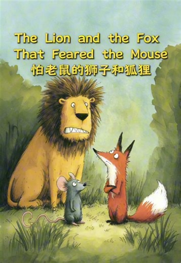 《The Lion and the Fox That Feared the Mouse》| English Stories | Classic Stories | Bedtime Stories #KidsStory#BedtimeStory#storyenglish#learnenglish#listeningenglish